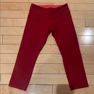 Red Lululemon Leggings